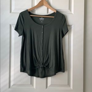 Hollister Tie Front Easy T-Shirt